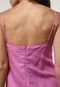 Vestido Hering Curto Laço Rosa - Marca Hering