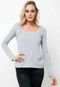 Blusa FiveBlu Simple Cinza - Marca FiveBlu