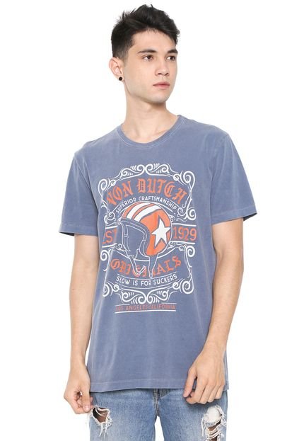 Camiseta Von Dutch Superior Crafysmashi Azul - Marca Von Dutch 