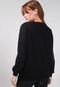 Blusa de Moletom Fechada Colcci The Future Preto - Marca Colcci