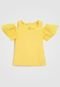 Blusa Marisol Infantil Off-Shoulder Amarela - Marca Marisol