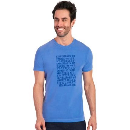 Camiseta Aramis Repeat IN23 Azul Masculino - Marca Aramis