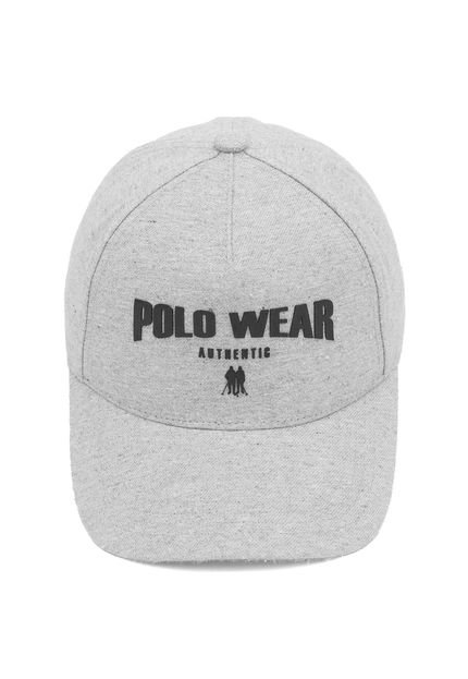 Boné Polo Wear Lettering Cinza - Marca Polo Wear