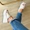 Flat Tamanco Sasha Off White Off-white - Marca Damannu Shoes