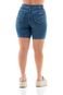 Bermuda Jeans Feminina Slim Arauto Imperio Max  Azul Claro - Marca ARAUTO JEANS