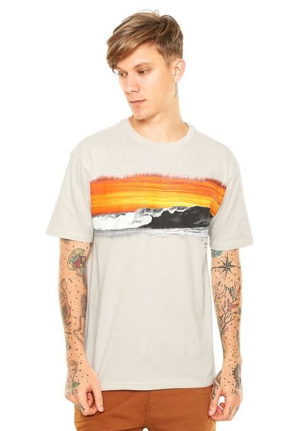 Camiseta Nicoboco Waves Bege - Marca Nicoboco