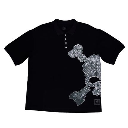 Camiseta Polo Oakley Back to Skull Tee - Blackout - G Preto - Marca Oakley