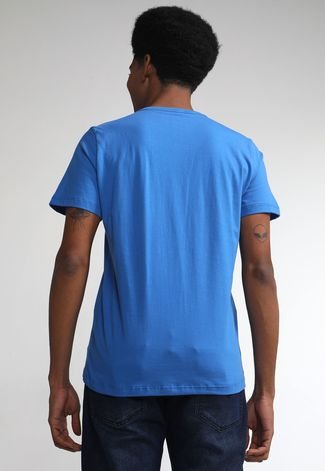 Camiseta Guess Logo Azul