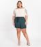 Shorts Feminino Plus Size Secret Glam Verde - Marca Secret Glam