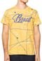 Camiseta FiveBlu Brasil Amarela - Marca FiveBlu