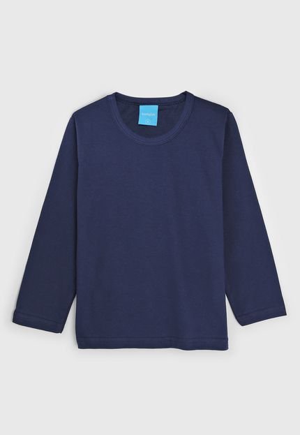 Camiseta Kamylus Infantil Lisa Azul - Marca Kamylus
