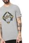 Camiseta New Era Oakland Coliseum Cinza - Marca New Era