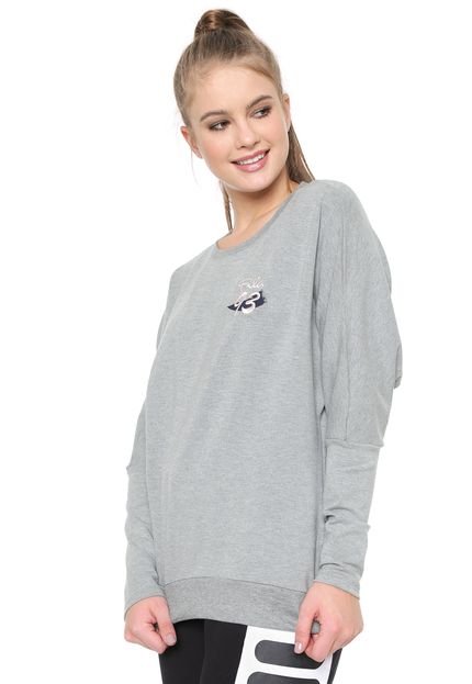 Blusa Fila Ribbed Overpass Cinza - Marca Fila