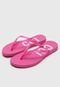 Chinelo Colcci Fitness Logo Rosa - Marca Colcci Fitness