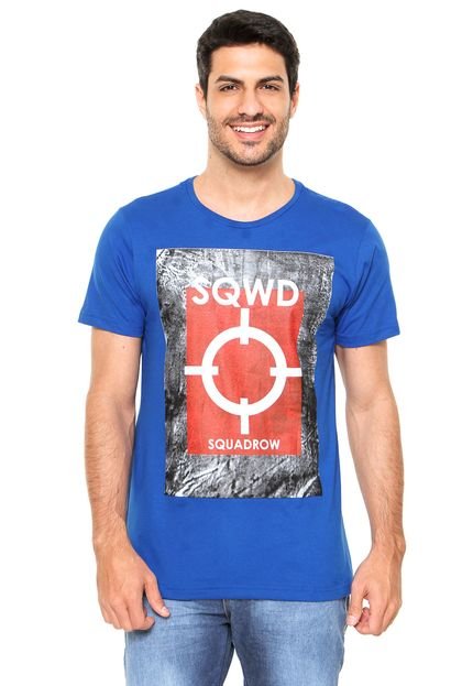 Camiseta Squadrow Estampada Azul - Marca Squadrow