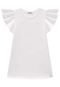 Vestido Infantil Manga Curta Branco Infanti 2 Branco - Marca Infanti