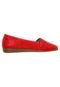 Mocassim City Shoes Perfuros Vermelho - Marca City Shoes