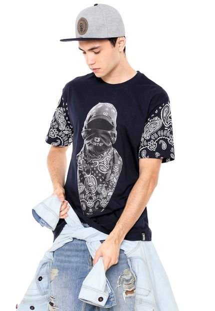 Camiseta Blunt Dark Thug Azul-Marinho - Marca Blunt