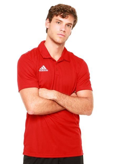 Camisa Polo adidas Core 15 Vermelha - Marca adidas Performance