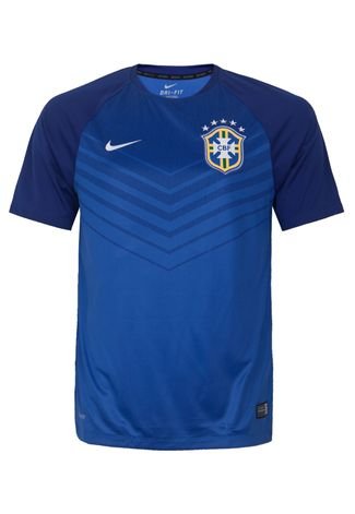 Camisa Nike Brasil Treino Azul - Compre Agora