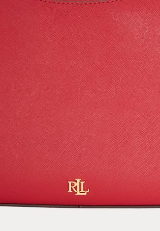 Bolsa Tiracolo Lauren By Ralph Lauren Logo Vermelha