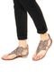 Rasteira DAFITI SHOES Pedras Nude - Marca DAFITI SHOES