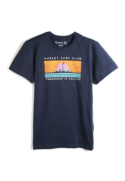 Camiseta Hurley Menino Estampa Azul-Marinho - Marca Hurley