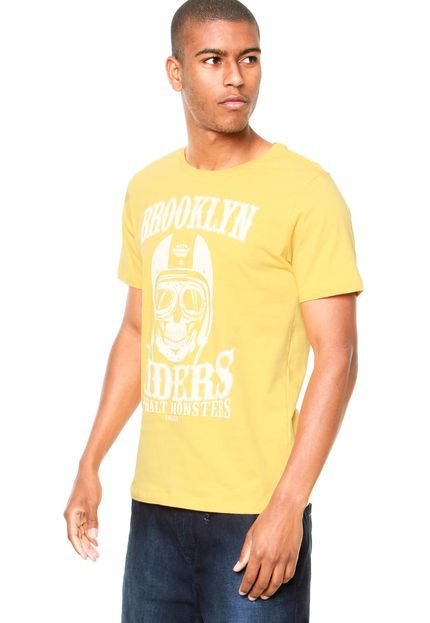 Camiseta Colcci Monsters Amarela - Marca Colcci