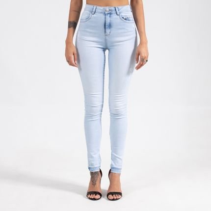 Calça Jeans Skinny Hot Pant Azul Claro Lady Rock - Marca Lady Rock