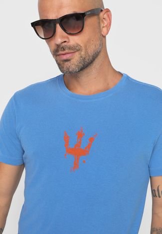 Camiseta Osklen Tridente Azul