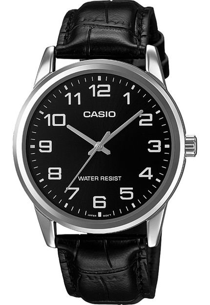 Relógio Casio MTP-V001L-1BUDF Prata/Preto - Marca Casio