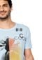 Camiseta Calvin Klein Jeans Estampada Azul - Marca Calvin Klein Jeans