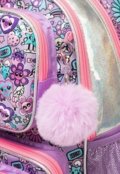 Mochila Escolar Rodinha Lancheira e Estojo Unicornio Menina - Marca Crossgear