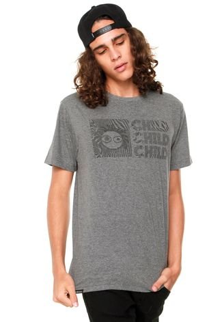 Camiseta Child Curveline Cinza