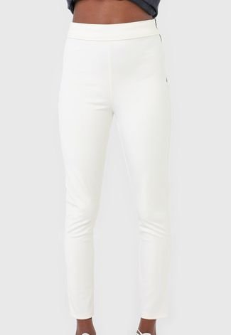 Legging Colcci Fitness Bolsos Off-White