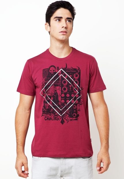 Camiseta Cavalera Islan Vinho - Marca Cavalera