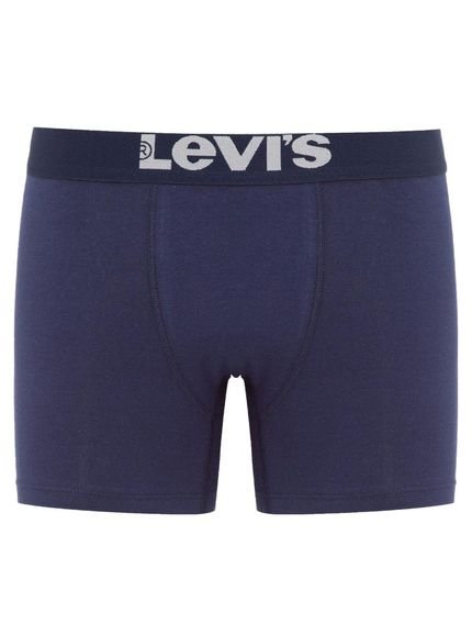 Cuecas Levis Boxer Brief Logo Azul Marinho Pack 2UN Incolor - Marca Levis