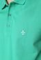 Camisa Polo Dudalina Reta Logo Verde - Marca Dudalina