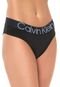 Calcinha Calvin Klein Underwear Tanga Logo Preto - Marca Calvin Klein Underwear