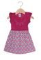 Vestido Polegar Kids Menina Rosa - Marca Polegar Kids