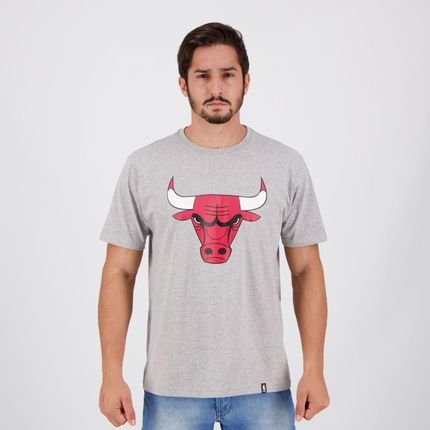 Camiseta NBA Chicago Bulls Prize Cinza Mescla - Marca NBA