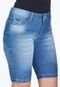 Bermuda Jeans HNO Jeans Cintura Alta Classic Azul Claro - Marca HNO Jeans