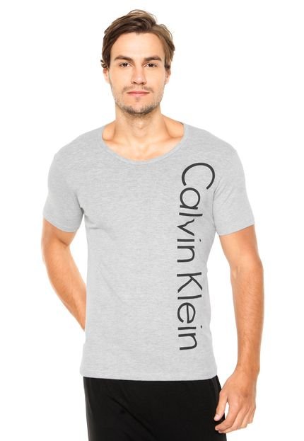 Camiseta Calvin Klein Underwear Estampa Cinza - Marca Calvin Klein Underwear
