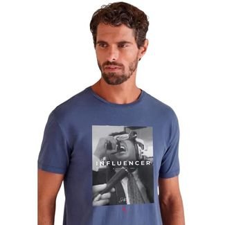 Camiseta Galvao Influencer Reserva Azul