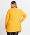 Cardigan Plus Size Em Ribana Canelada Secret Glam Amarelo - Marca Secret Glam