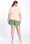 Blusa Plus Size em Malha Viscose com Recorte Ombros - Marca Lunender