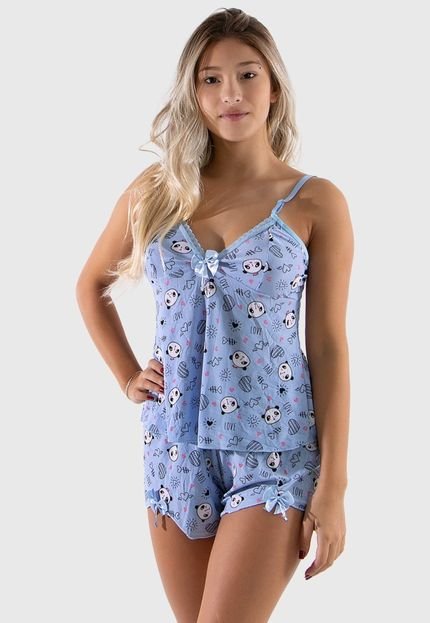 Baby Doll Fitss Liganete Sortido Azul - Marca Fitss