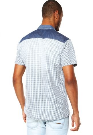 Camisa Casual Colcci Modern Azul