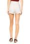 Short Canal Jeans Color Tall Rasgado Off-White - Marca Canal