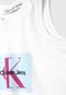 Regata Calvin Klein Kids Infantil Logo Branca - Marca Calvin Klein Kids